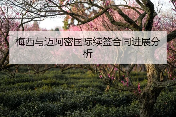 梅西与迈阿密国际续签合同进展分析